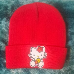 Red Hello Kitty Beanie